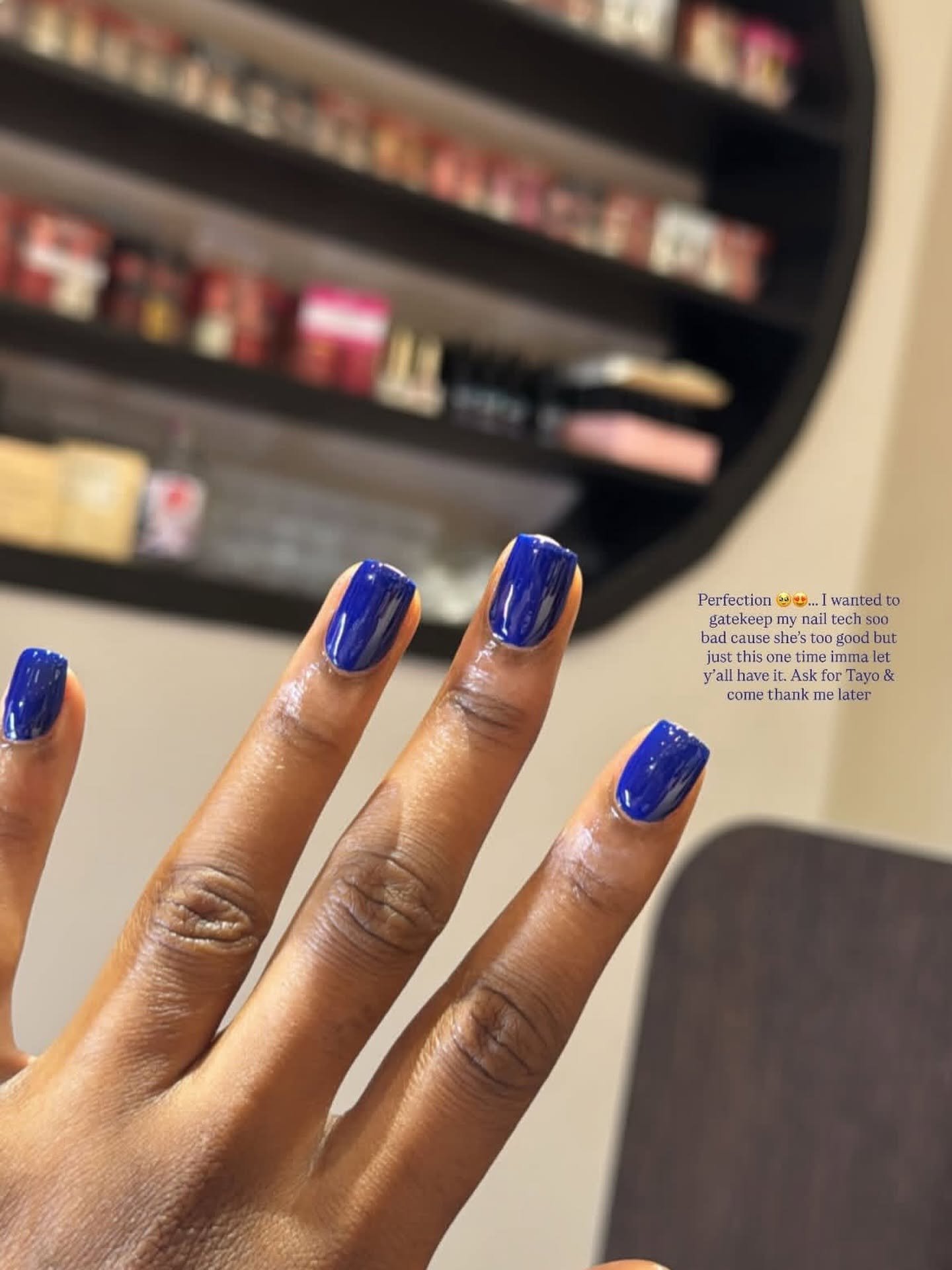 Royal Blue Gel Manicure — Ask for Tayo
